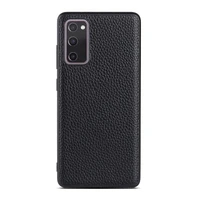 real genuine leather pepple slim case for samsung galaxy s20 fe s20fe 5g phone cover for s21 plus ultra 2021 luxury hard funda