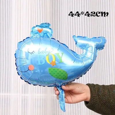 10 шт./лот, мини воздушный шар в виде морского коня, акулы, клоуна, рыбы, животных для детей, декор для вечеринки на день рождения, фольгированные воздушные шары, Классические игрушки - Цвет: 10pcs