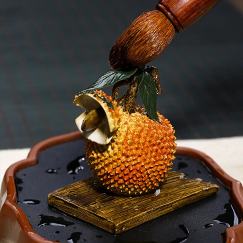 Исин аутентичная фиолетовая глина счастливые фрукты личи Чай Домашние животные