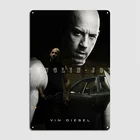 Vin Dieseles фасаж деревянный плакат настенная пещера домашняя фотография деревянный знак плакат