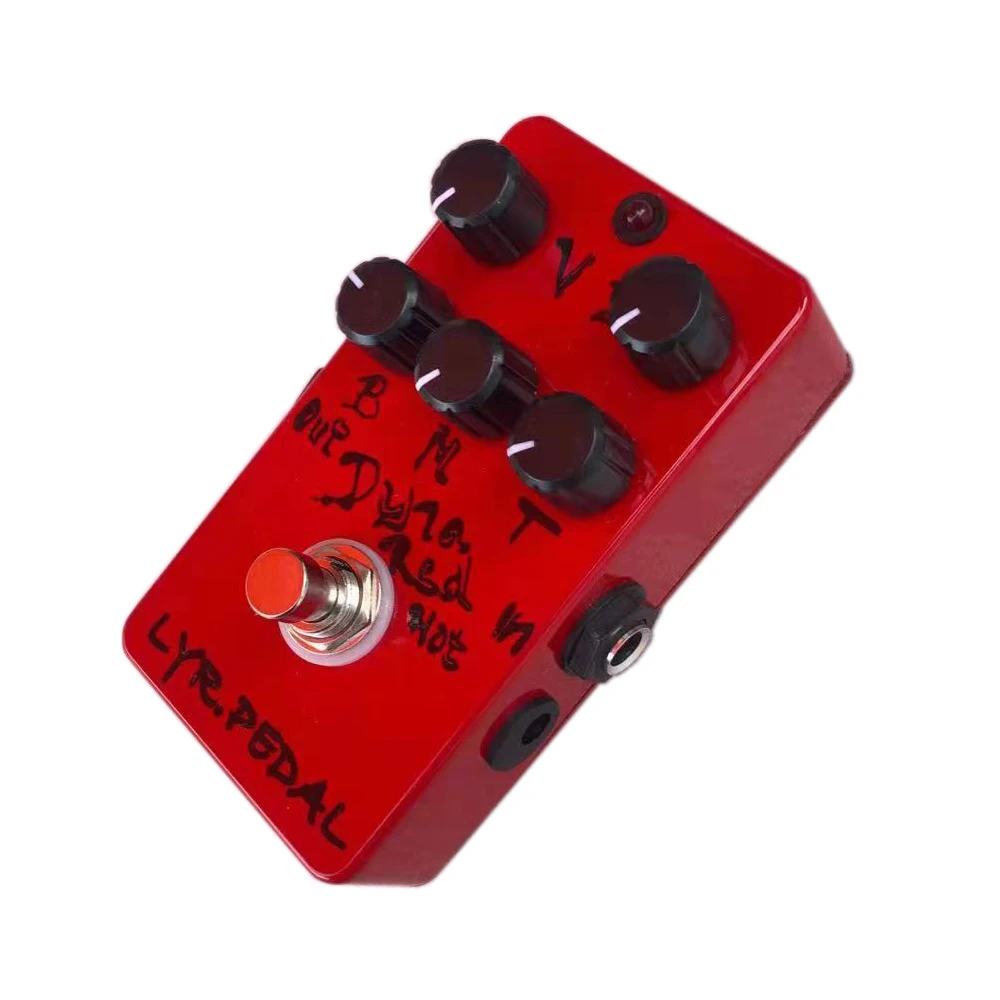 LYR PEDALS（LY-ROCK）,Guitar Distortion pedals, classic Distortion effector pedal,Red,True bypass