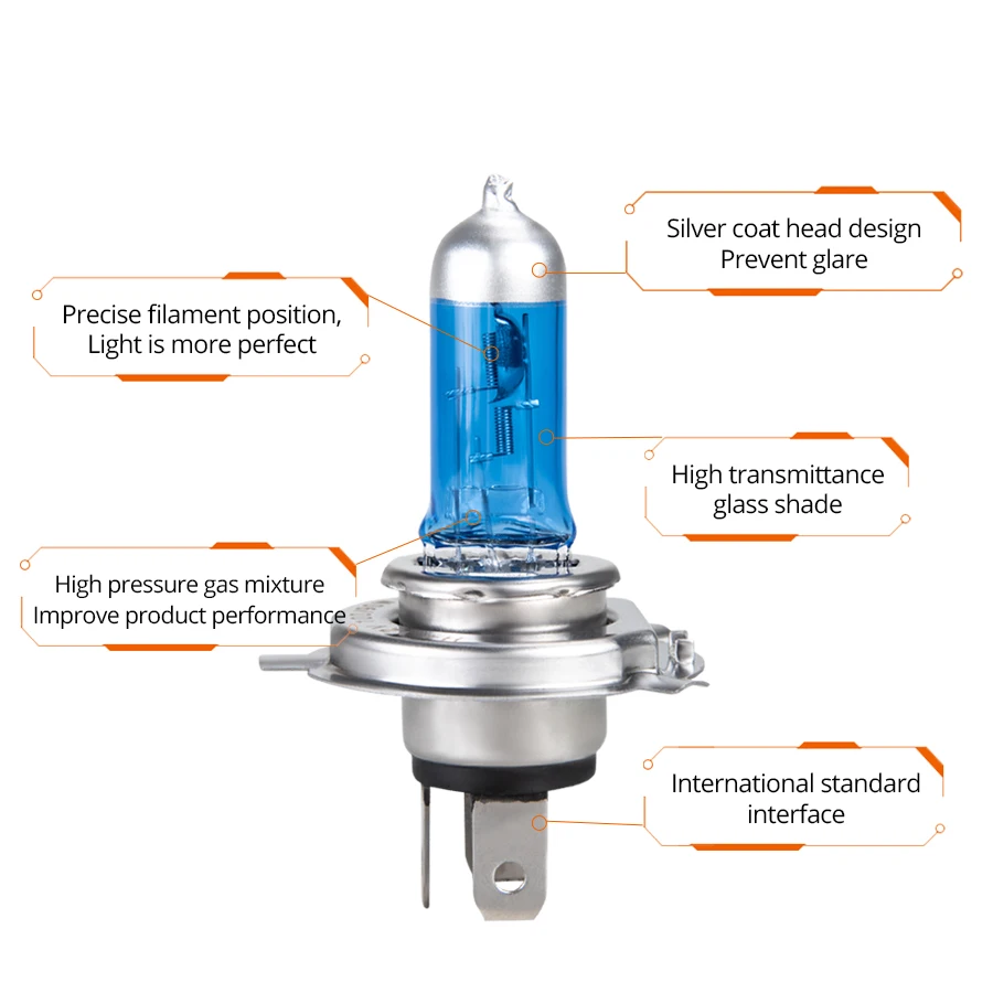 Автомобильный светильник Avacom H4 H7 автомобильные галогенные лампы