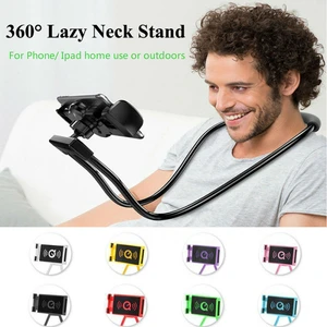 homebody favors multi function 360 degree flexible lazy neck stand phone holder adjustable stand resistant holder household item free global shipping