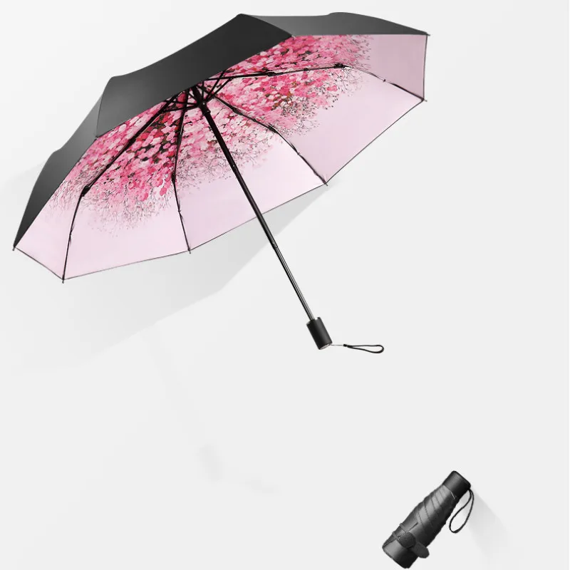 

Ultralight Mini Umbrella Pocket Foldable Summer Sun Uv Protection Ladies Umbrella Paraguas Hombre Rain Gear Umbrellas DB60YS