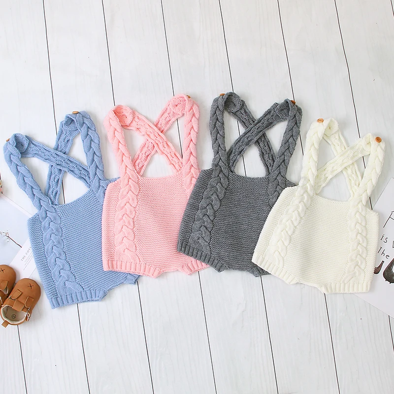

Baby Girls Clothes Toddler Baby Boys Girl Knitting Romper Spring Autumn Newborn Baby Boys Girls Knitting Jumpsuit Overall