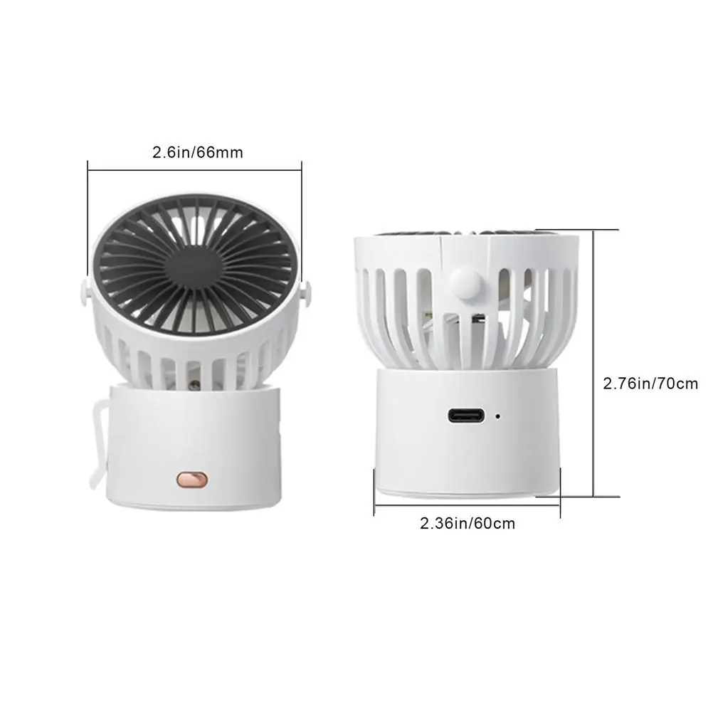

Lazy Mute Hanging Neck Cooling Fan Portable Neck Hanging Fan Hands-free Personal Fan USB Cooling Fan for Travel Camping