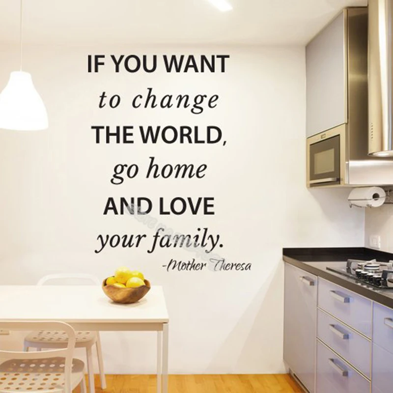 Если вы хотите изменить мир вернитесь домой и любите свои дневные Писания Библия