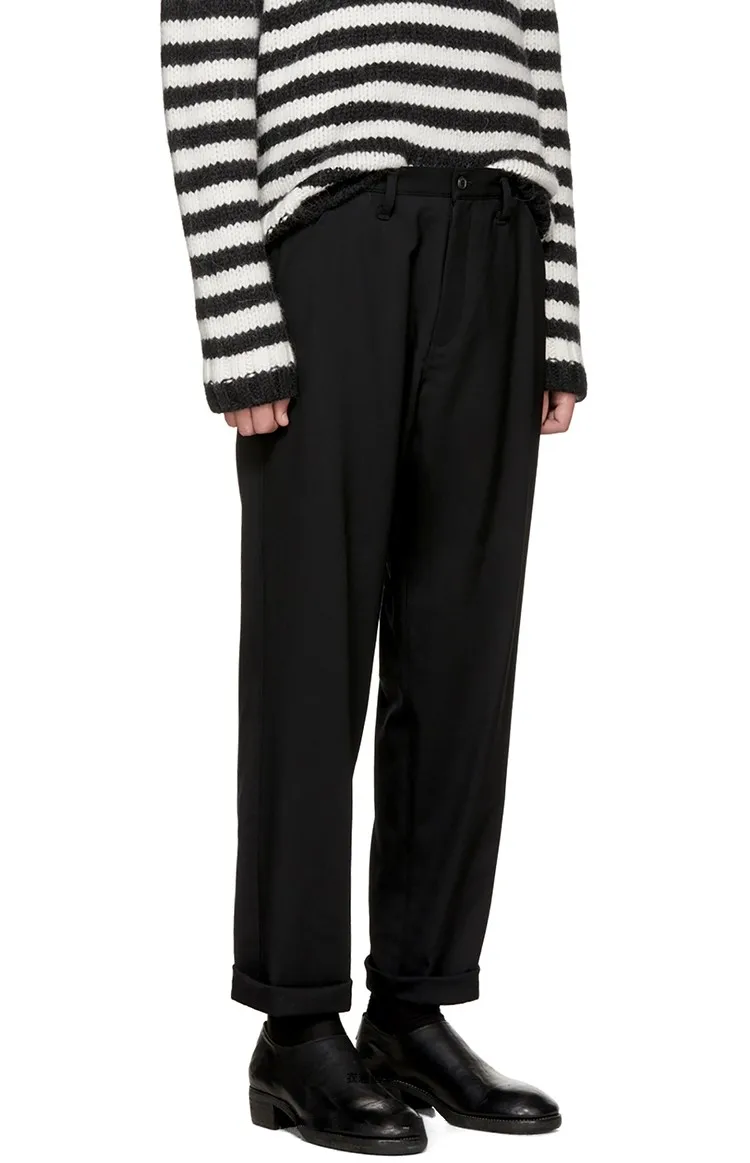 Men's casual pants black youth new fashion trend men | Мужская одежда