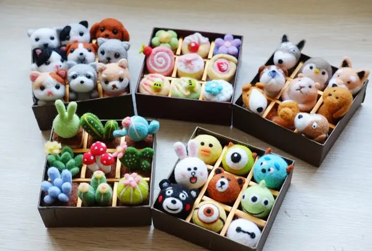 Набор кукол из войлочной шерсти набор для рукоделия войлочная игла Подарочная