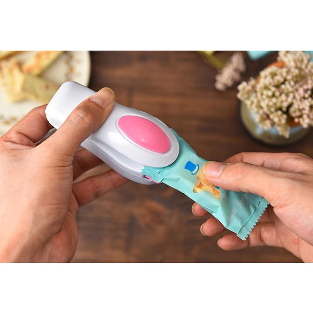 

Gadgets Portable Food Sealer Snack Bag Clip Hot Sealer Candy Blend Color Home Kitchen Store Electric Appliances Tools Gadgets