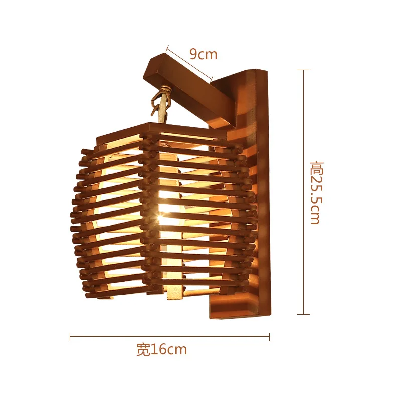 

Wall Lamps Outdoor Lighting Creative New Modern Interior Wall Light Bamboo Wall Lights Aisle Corridor Garden Living Kitchen Room