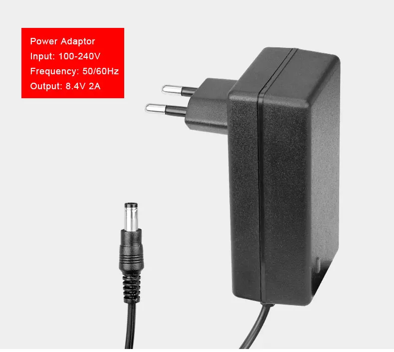 Комплект велосипедных ламп Батарея коробка 8,4 V 5V двойной Напряжение Выход для 2/4/6 18650/26650 Батарея W/ремень Дополнительный 100-240V адаптер настрящая огонь