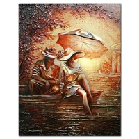 new arrival diamond painting embroidery boat love couple crystal beads 5d cross stitch kits handwork portrait mosaic art