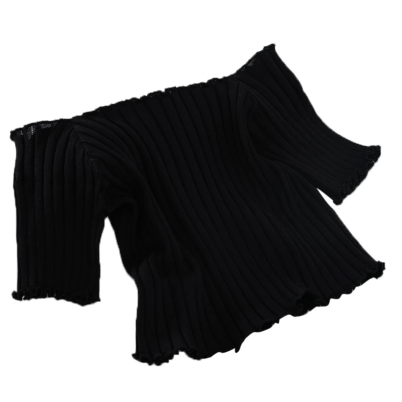 GLAUKE 2020 весеннее однотонное пальто-свитер с вырезом лодочкой женские сексуальные