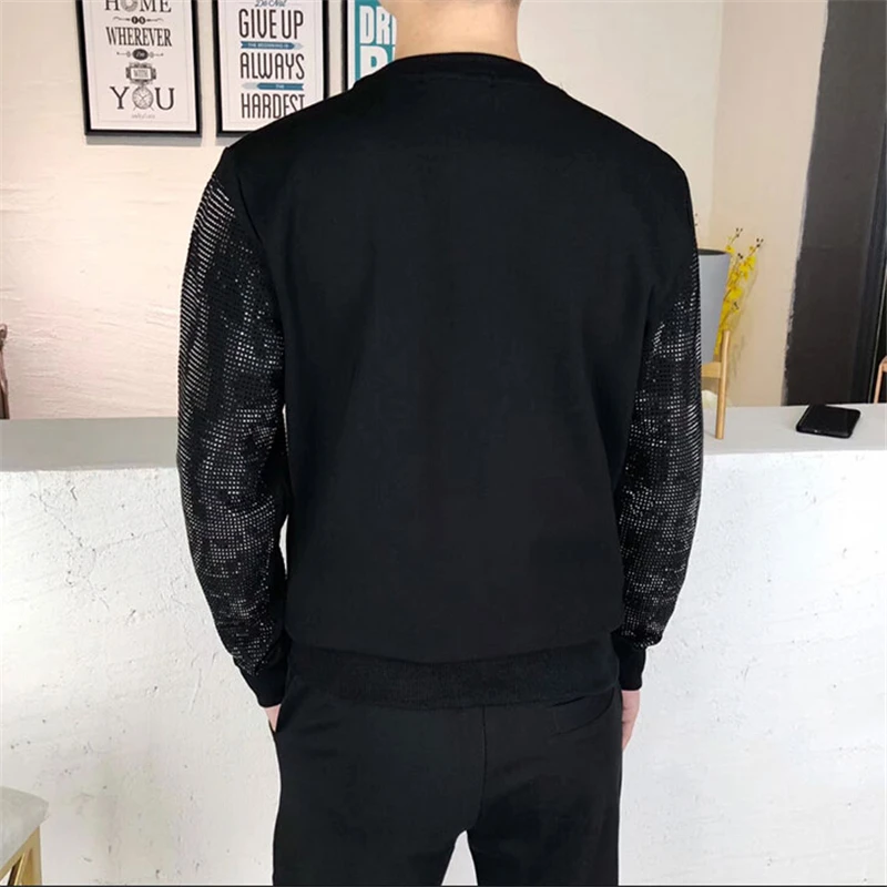 

2021 Autumn And Winter New Top Brand Tiger Head Long Sleeve Rhinestone Hoodie Fashion Casual Slim Sweatshirt