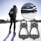 1 пара профессиональных альпинистских скоб, 8 шпилек, нескользящая обувь для ходьбы по льду, снегу, кемпинга, зимнее Уличное оборудование с шипами #30
