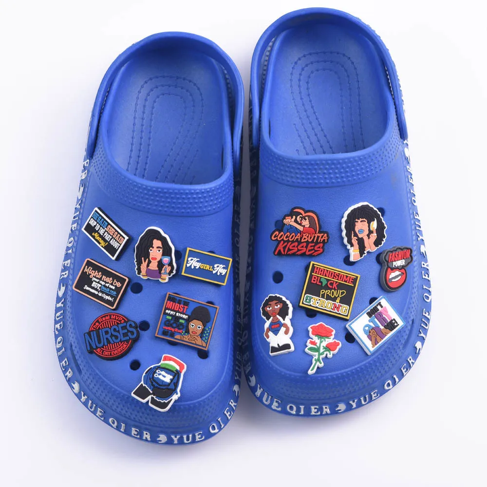 1 шт. Черные Подвески в виде крокса для девочек | Обувь