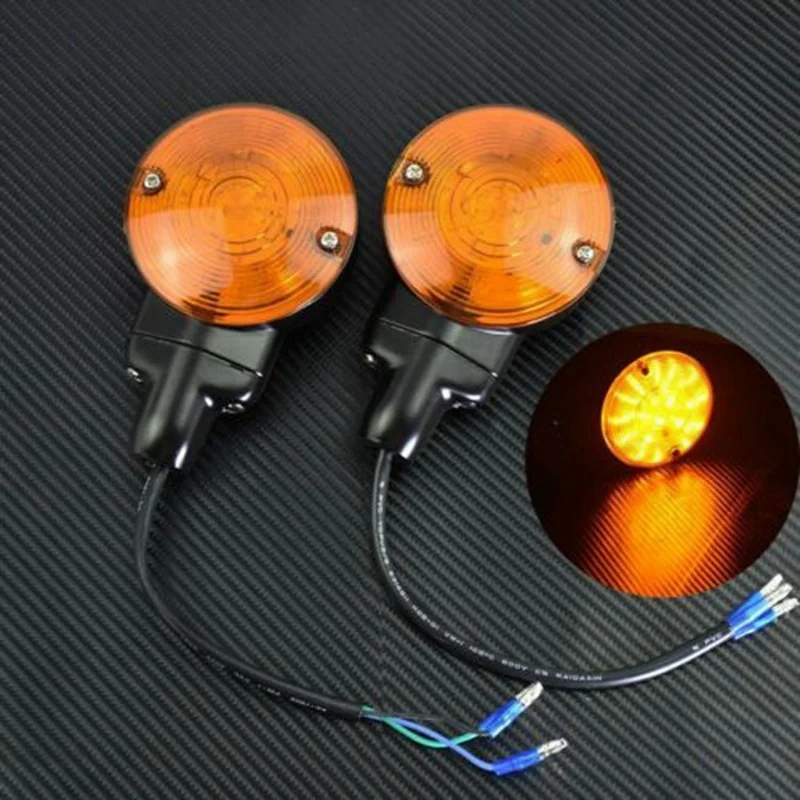 Motorcycle Parts Front Flat Turn Signal Light for Touring Electra Tour Glides FLSTC Heritage 1986+