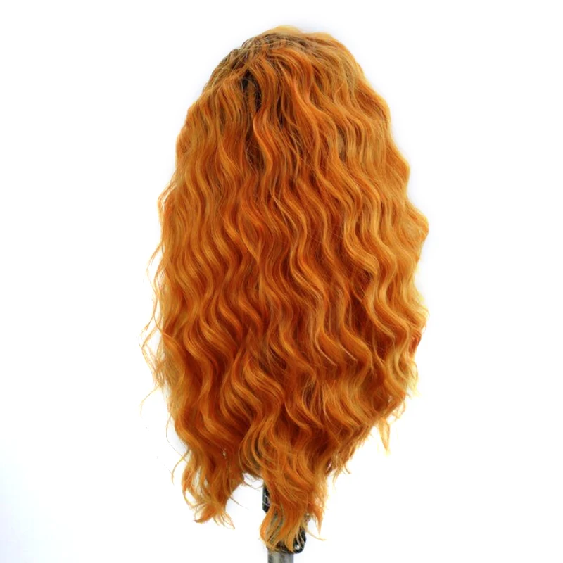 Парик длинный кудрявый харизма высокотемпературные волосы синтетический