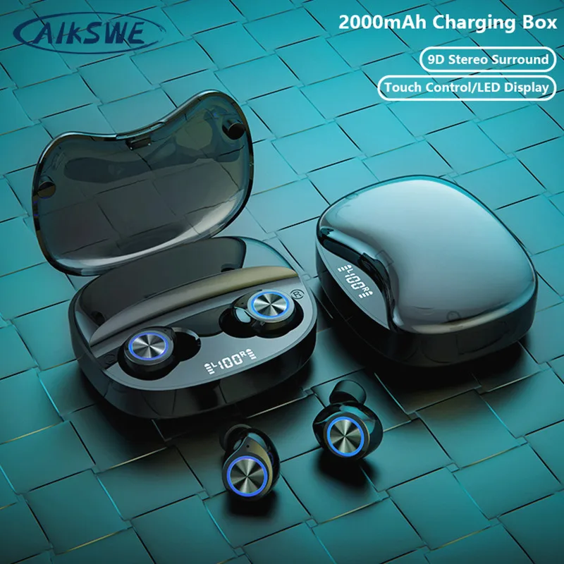 

TWS-наушники AIKSWE с шумоподавлением, 2000 мАч