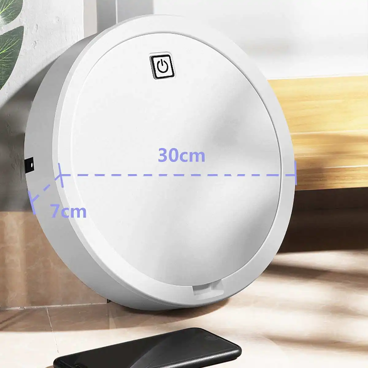 

2000Pa Robot Vacuum Cleaners Mopping & Sweeping & Suction 3 in 1 Vaccum Cleaner Auto Rechargeable Smart Floor Sweeper Machine