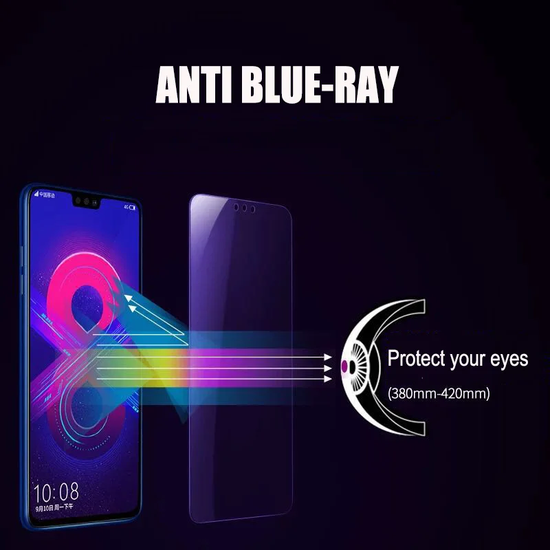 Закаленное стекло с полным покрытием для Huawei Honor 9X Pro X10 8X MAX пленка экрана