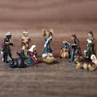 Статуи и скульптуры Figuras Belen de navidad, 3 см, набор люков, религиозные украшения, Рождество Иисуса, подарок