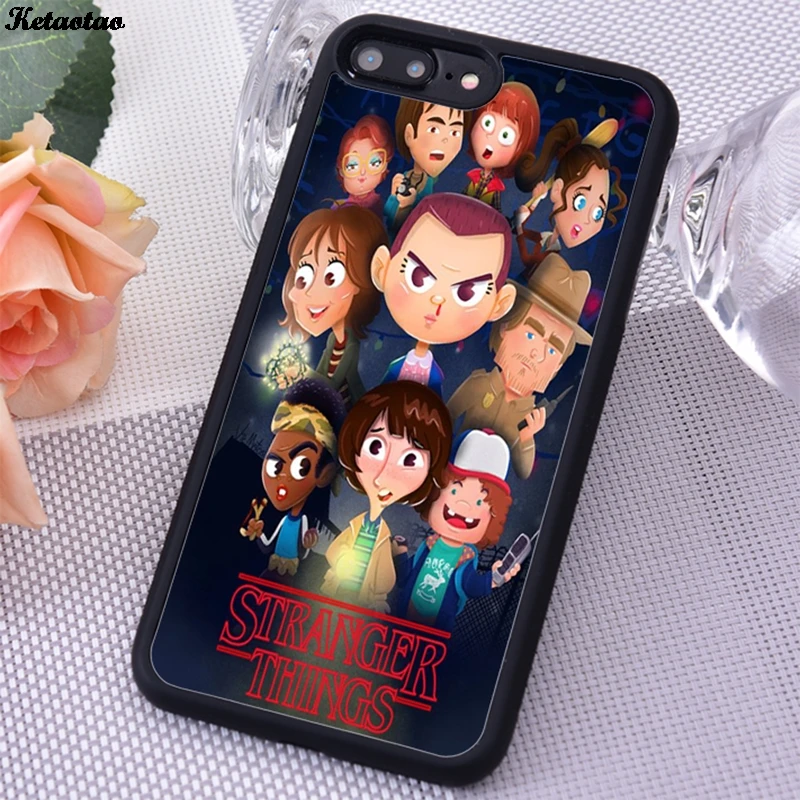 Мягкий чехол Ketaotao из ТПУ для телефона с рисунком сериала очень странные дела iPhone