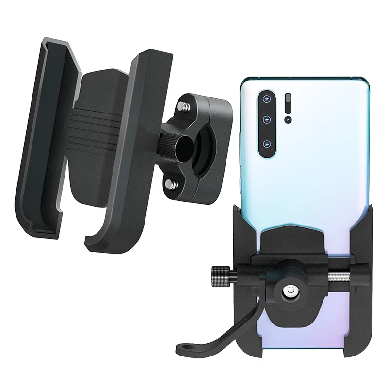

Vmonv New Aluminum Universal Bicycle Motorcycle Phone Holder Adjustable Motorcycle Rearview Mirror Handlebar Cell Phone Mount