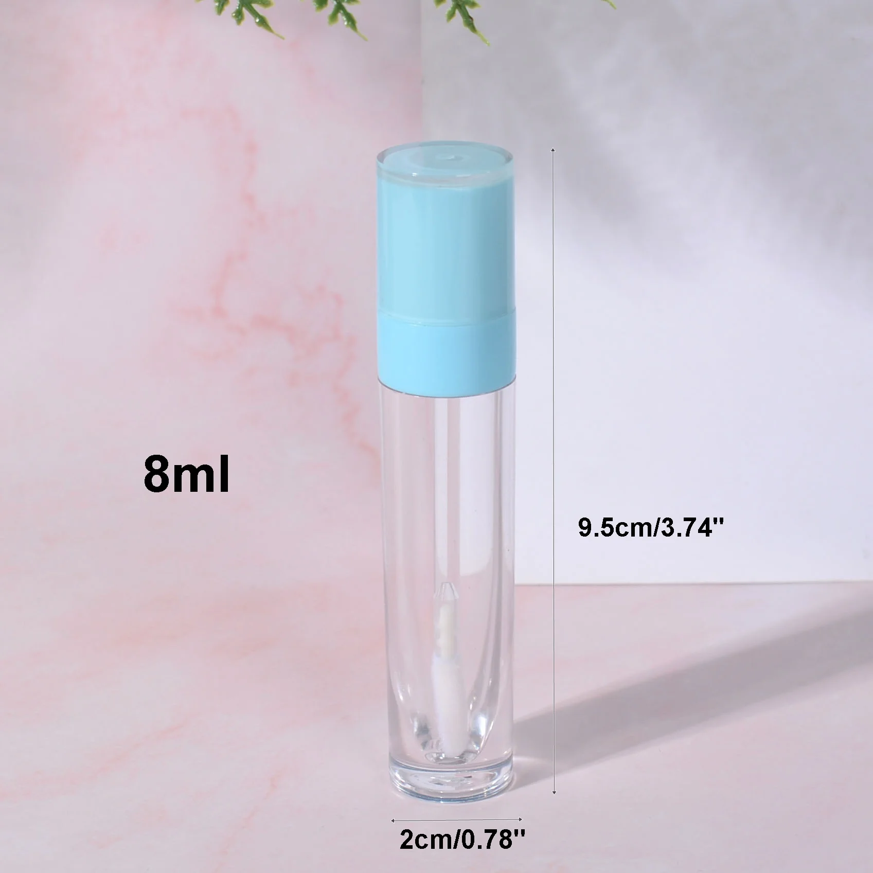 

2021 New 5 Pcs 8ml Lip Gloss Tubes Transparent Empty Containers Refillable Lip Balm Bottles Lip Glaze Samples Travel Diy Makeup