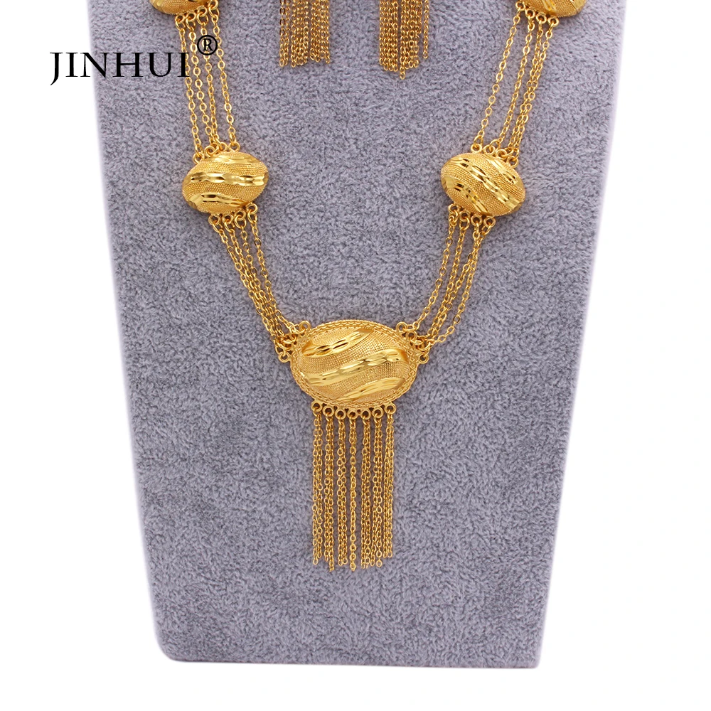 Свадебные ювелирные наборы в африканском стиле ожерелье и серьги с подвеской из