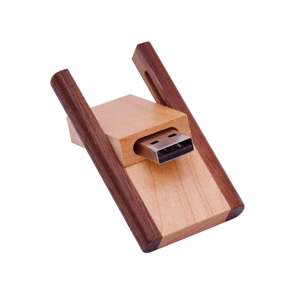 Персонализированный логотип Maple carbonized bamboo печать логотипа usb флеш-накопитель 2 0 4