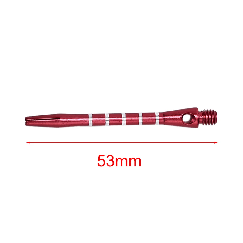 

6 Colors Dart Stems Throwing Toy Aluminum Medium Darts Shafts Harrows Dart Stems Throwing Length 53mm 10pcs/lot