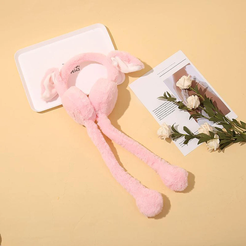 Новинка Милые плюшевые повязка теплая перемещение ухо наушники игрушки подарок