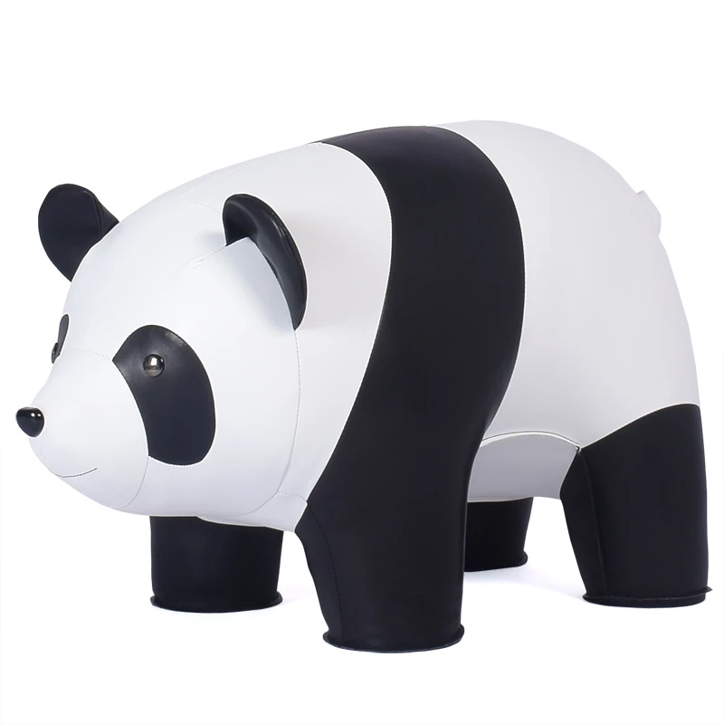 

LARGE PANDA STOOL Microfiber Leather Surface A Special Furniture For Your Home Decoration