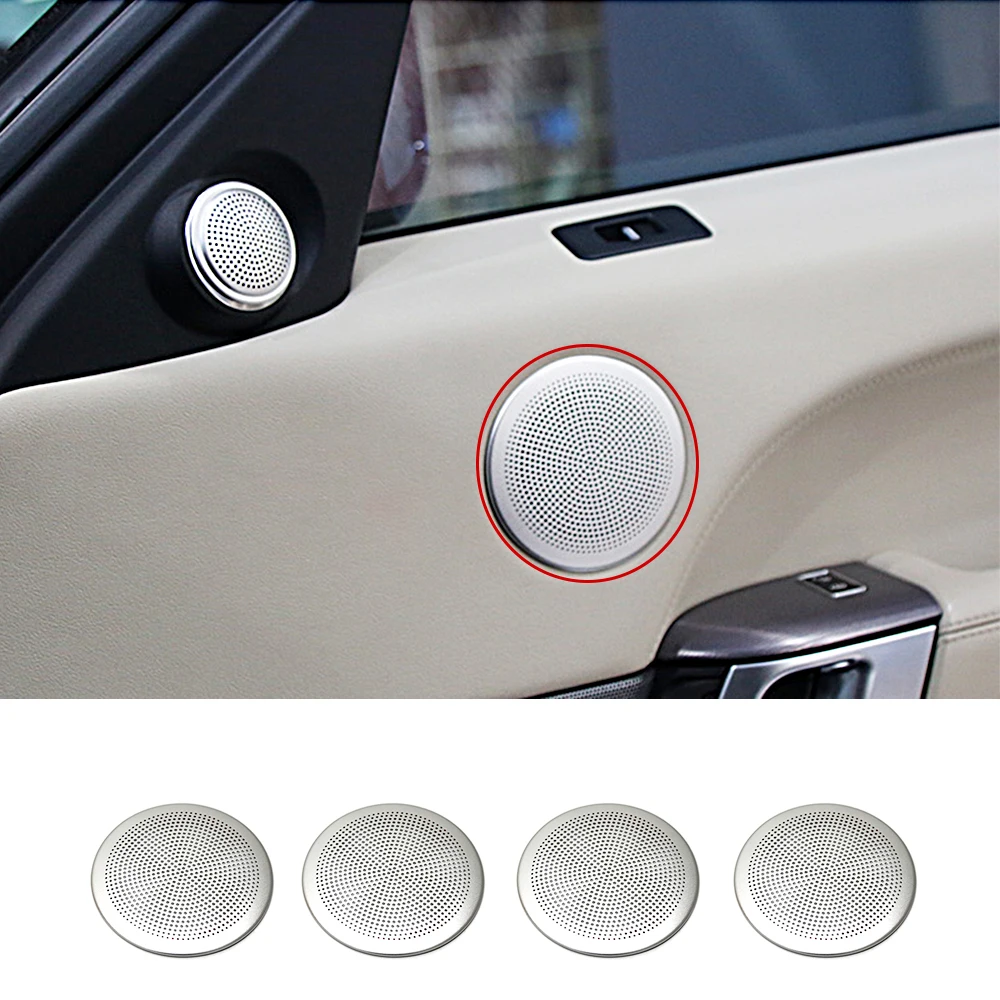

Car door midrange speaker cover For Land Rover Discovery V loudspeaker tweeter lid trim high range horn sticker decoration