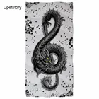 Upetstory Мягкое хлопковое банное полотенце с музыкальным принтом Дракона Для детей toalla playa детское женское пляжное полотенце быстросохнущие полотенца для ванной комнаты