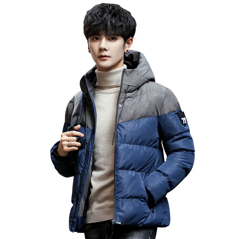 

cotton men's jacket winter plus velvet thick winter men's cotton jacket down jacket