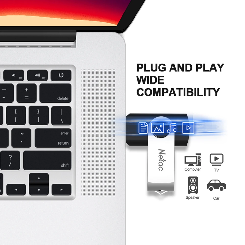 Netac USB флэш накопитель 128 ГБ Флэш карта памяти 32 64 Гб флешки 16 256 3 0 Flash Memory Stick для