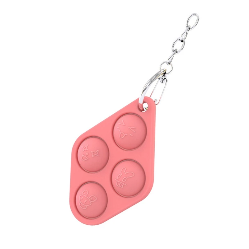 

Mini silicone small keychain, dimple toy for decompression toys, easy to use and decompression