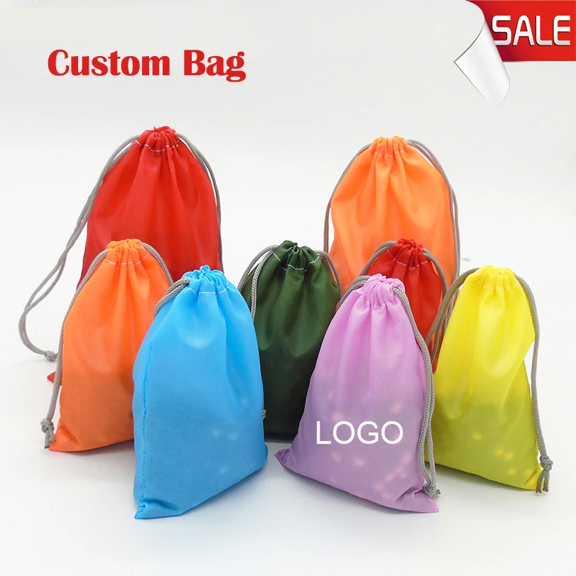 50PCS Jewelry Drawstring Bag Oxford Pouch Travel/Cosmetic/Storage/Wedding/Packing/Gift/Earrings/Watch/Bead Large Custom Logo | Украшения и