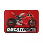 Придверный коврик Ducati Racing, ковер из полиэстера, нескользящий, с песочным соскабливанием, для входа, кухни, спальни, балкона, туалета, гостиной