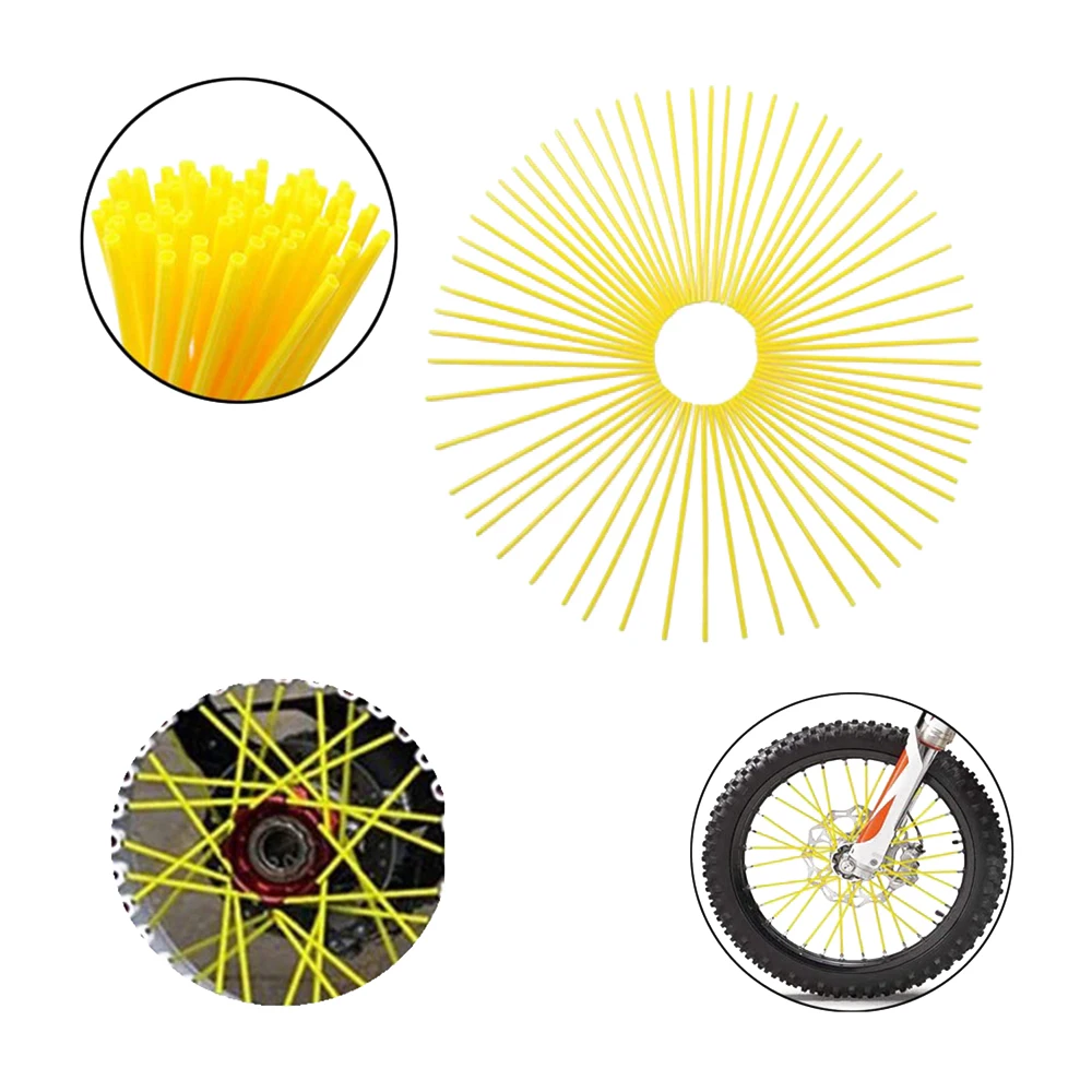 Мотоциклетные колеса обертывания покрытия для велосипедных шин спиц пластик