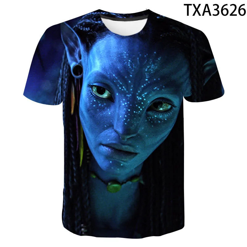 

New Streetwear Casual Men Women Children Summer Fashion Avatar 3D Movie Print T Shirt Cotton Boy Girl Kids Cool Short Sleeve Tee