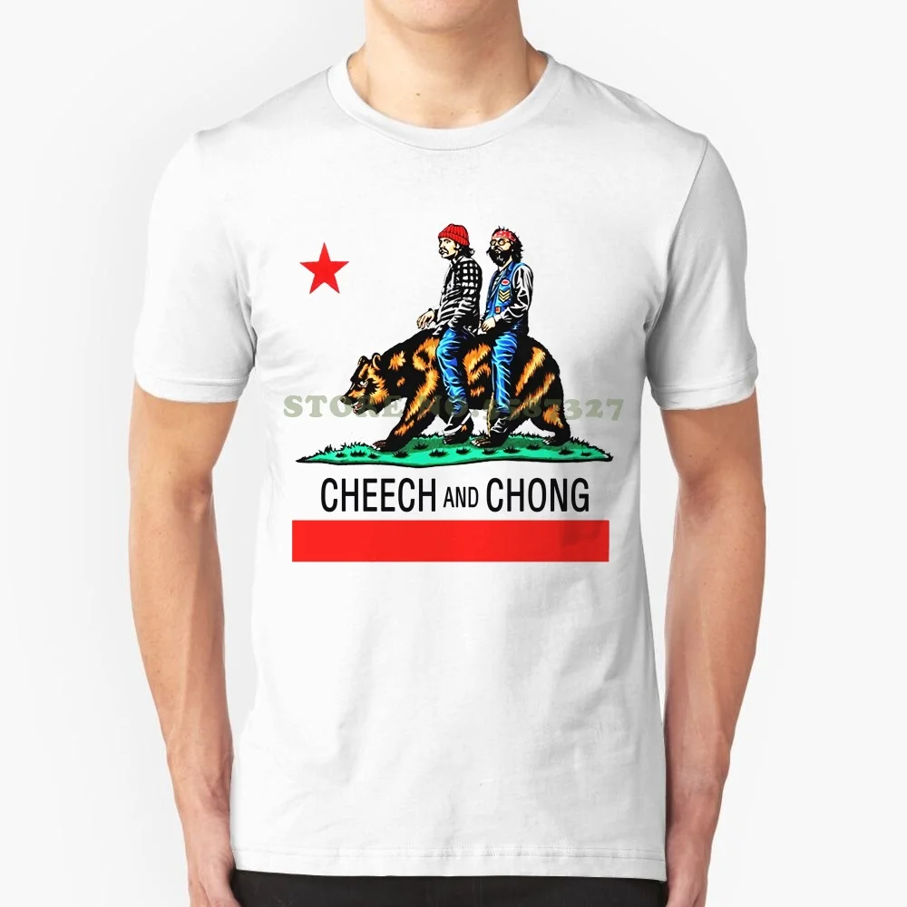 

Мужская футболка для взрослых, Хлопковая мужская футболка Cheech & Chong California в серо-лиловом цвете S-2xl.