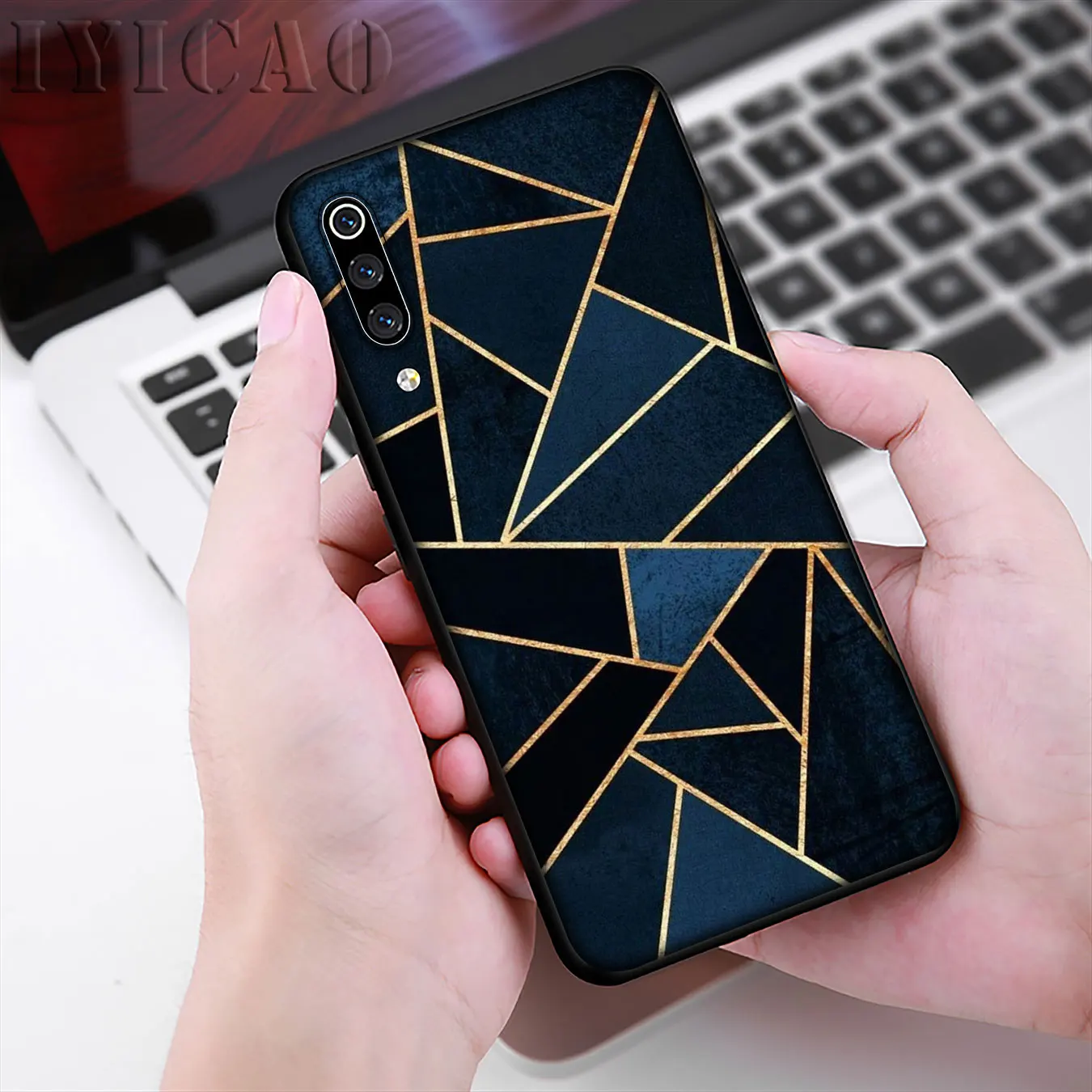 IYICAO gold marble Line Soft Silicone Phone Case for Xiaomi Mi 10 9 9T A3 Pro 8 SE A2 Lite A1 CC9 CC9E 6 pocophone f1 Mi10 | Мобильные