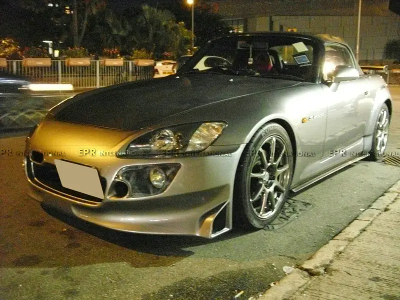 FRP передний бампер для Honda S2000 AP1 AP2 SP стиль широкий корпус стекловолокно передний бампер(без противотуманный светильник) обшивка кузова