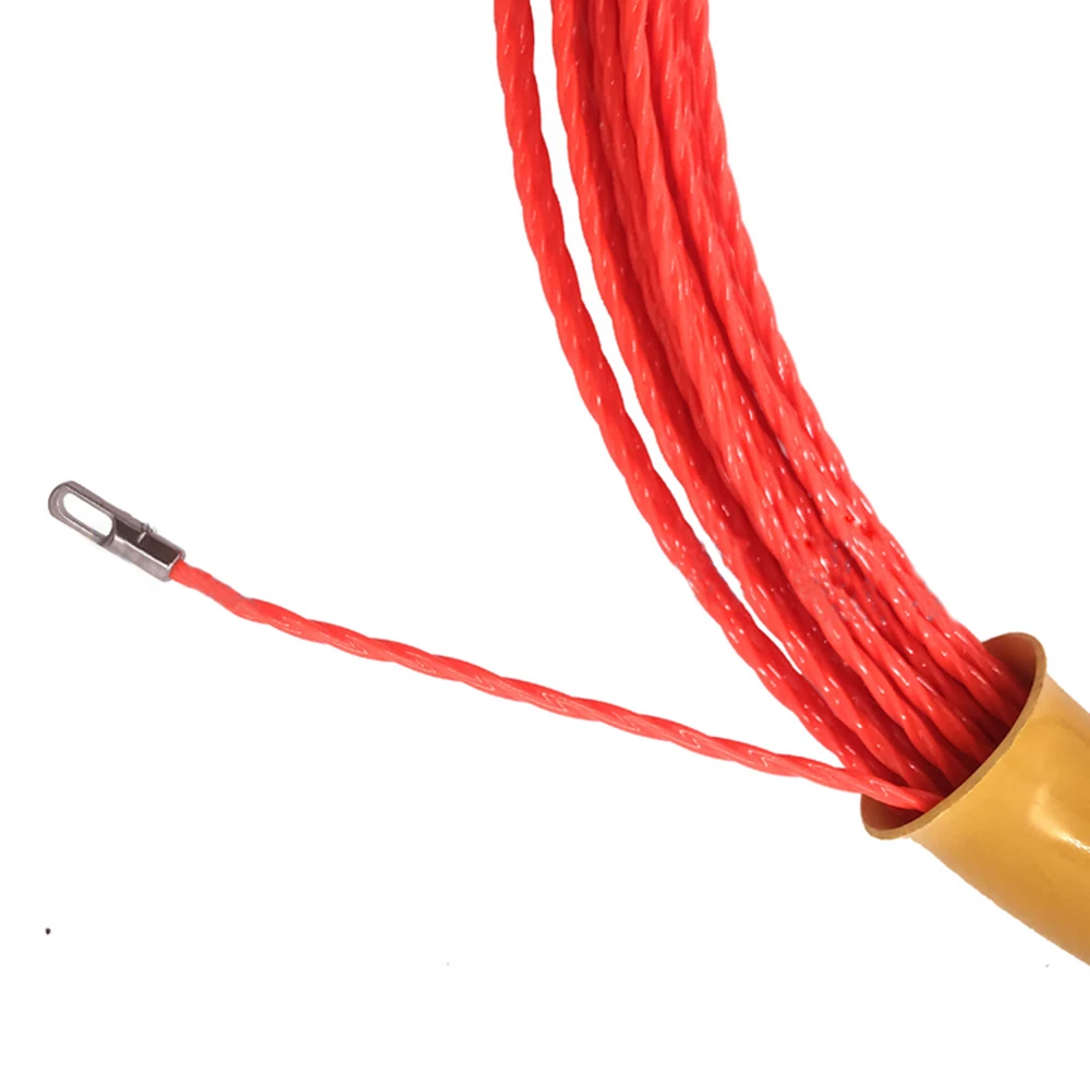 Heavy Duty 98'(30m) 5mm Diameter 3 Core Cable Fish Tape Wire Puller Through Wall Threader plus | Обустройство дома
