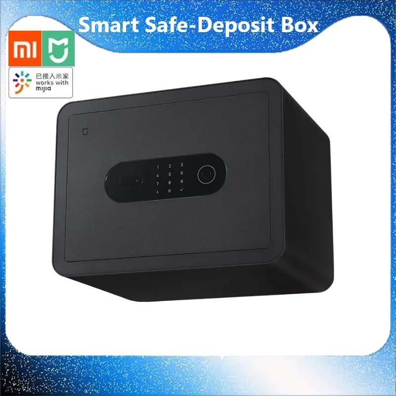 Умный Сейф Xiaomi Mijia 65Mn стальная пластина с защитой от сверления полупроводниковый