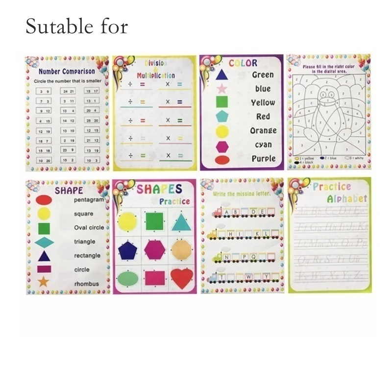 Многоразовые полипропиленовые карманы с ручкой детские сухие стираемые для